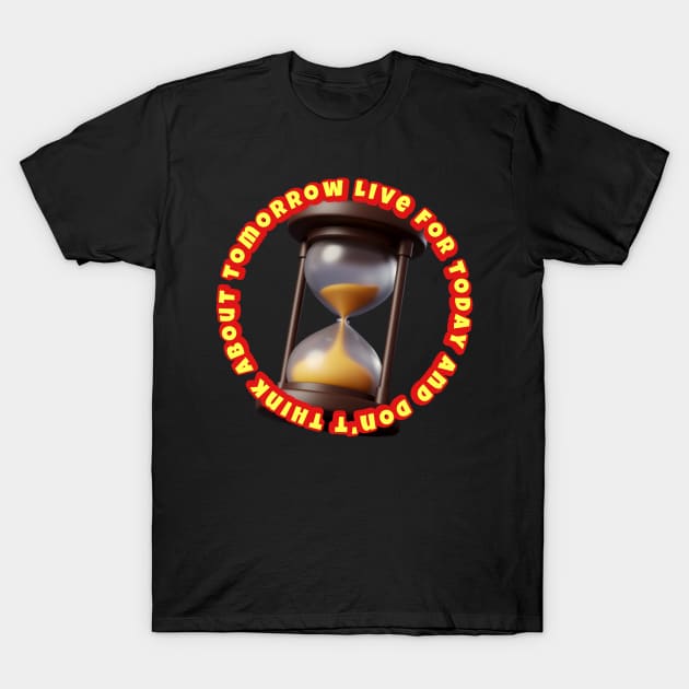 Glass hourglass T-Shirt by Avocado design for print on demand